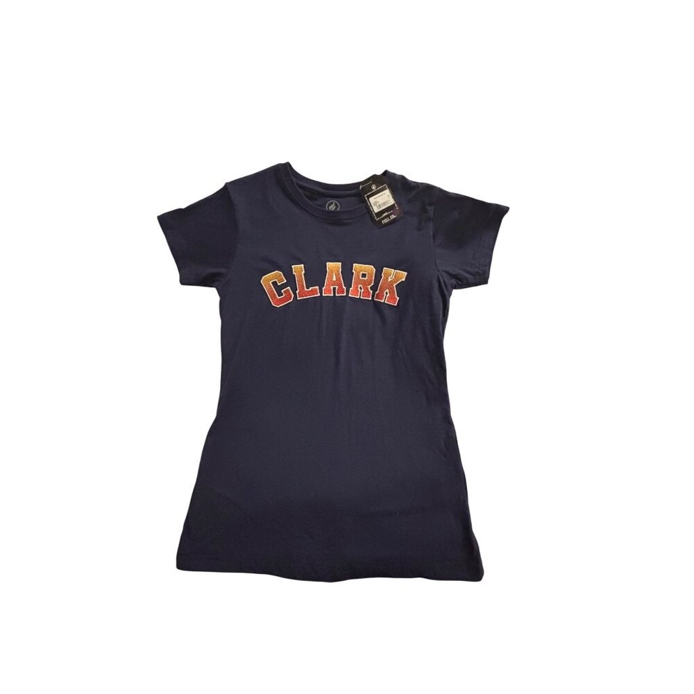 Indiana Fever Clark Player Name Navy Blue T-Shirt S By FISLL